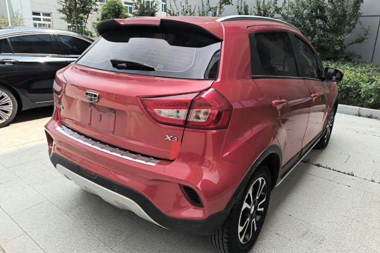 Used Geely Auto Vision X3 2017 1.5L Automatic Elite Model Rear Right 45 Deg