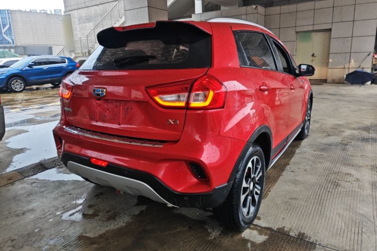 Used Geely Auto Vision X3 2017 1.5L Automatic Luxury Model Rear Right 45 Deg