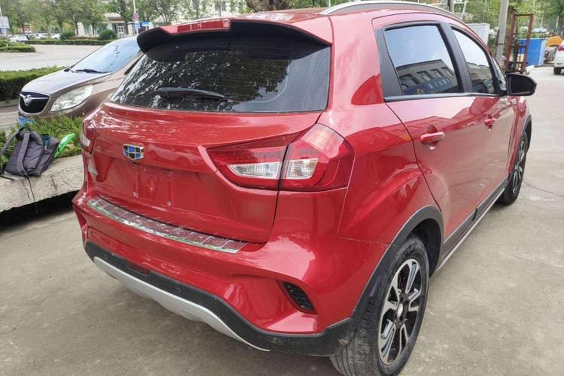 Used Geely Auto Vision X3 2017 1.5L Manual Luxury Model Rear Right 45 Deg