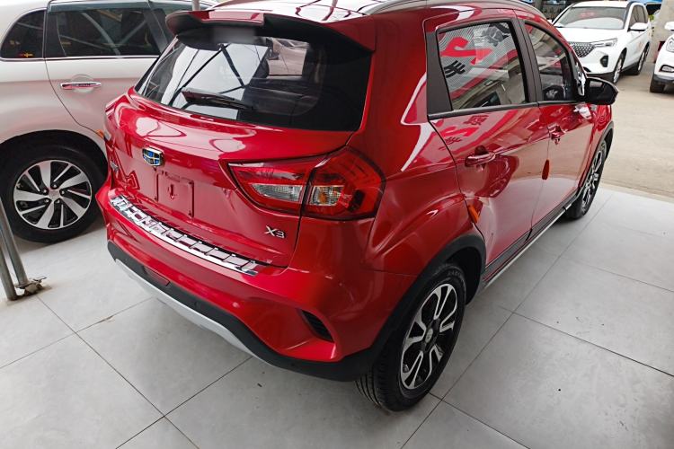 Used Geely Auto Vision X3 2017 1.5L Automatic Luxury Model Rear Right 45 Deg