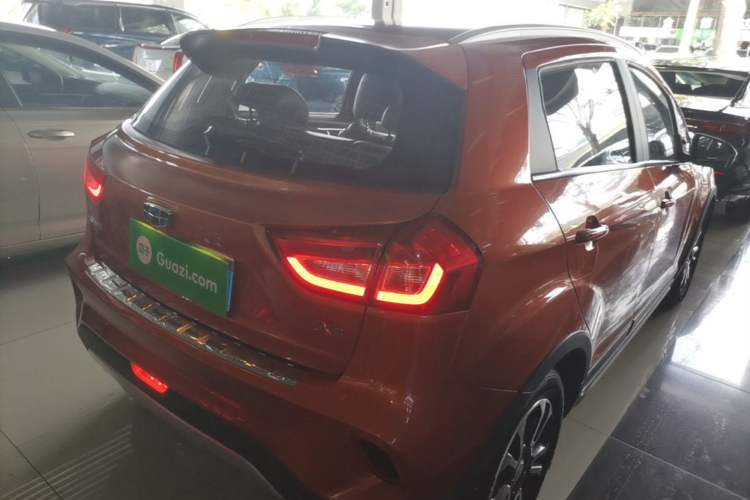Used Geely Auto Vision X3 2017 1.5L Manual Luxury Model Rear Right 45 Deg