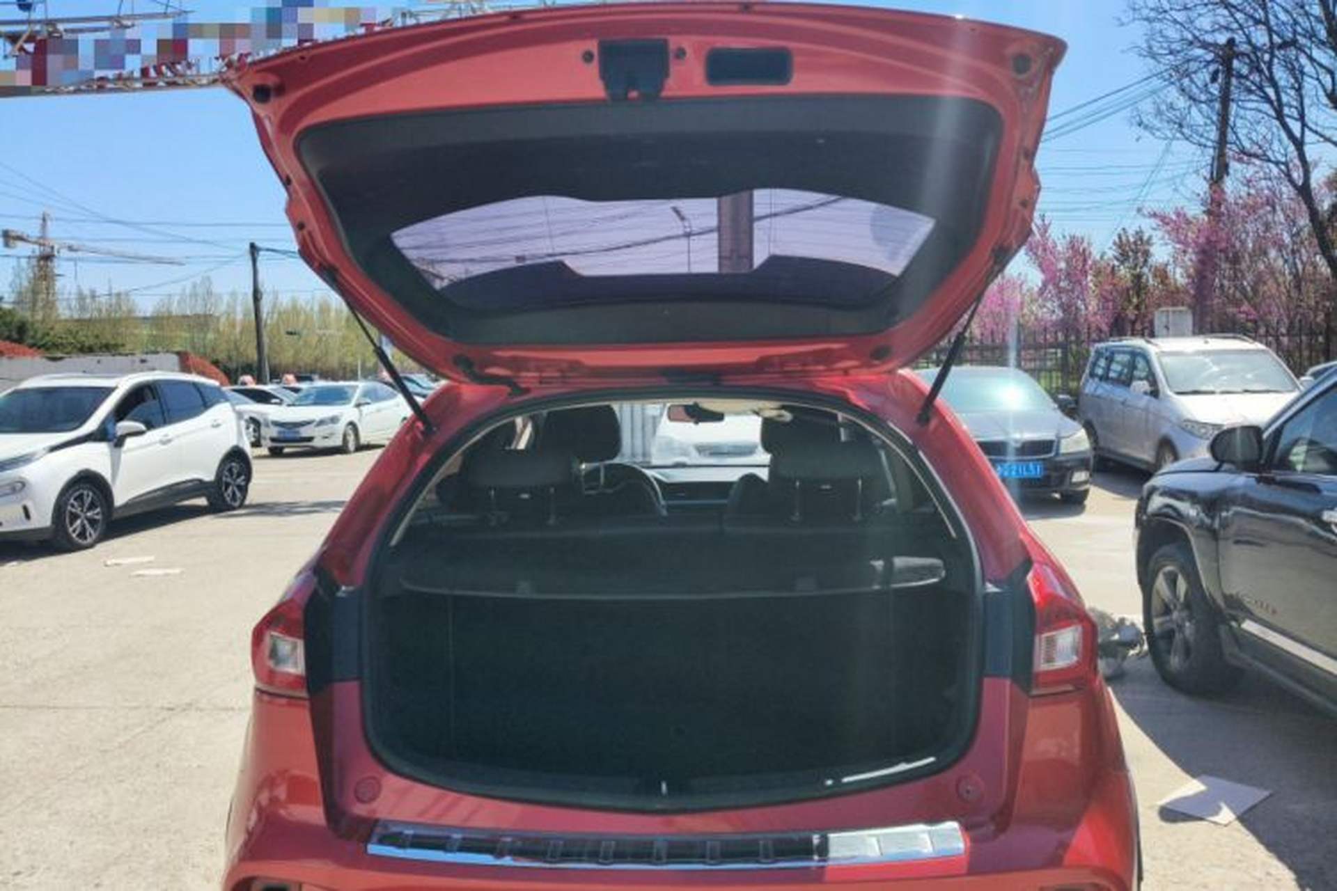 Used Geely Auto Vision X3 2017 1.5L Manual Elite Model Trunk