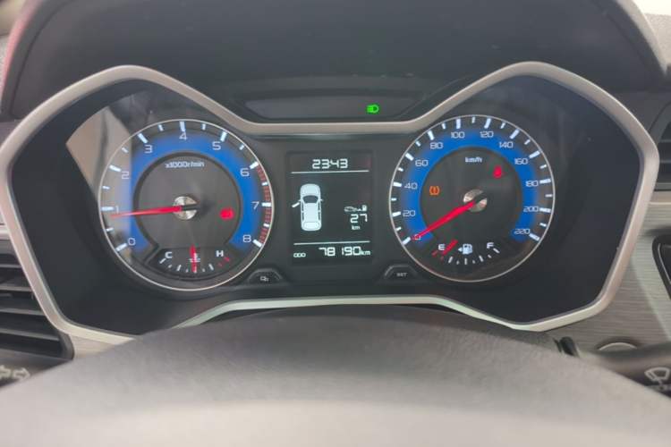 Used Geely Auto Vision X3 2017 1.5L Manual Luxury Model Instrument Cluster