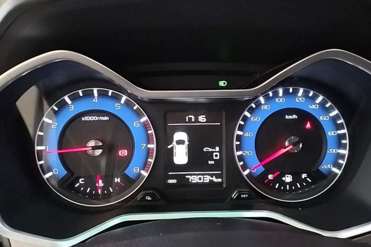 Used Geely Auto Vision X3 2017 1.5L Manual Elite Model Instrument Cluster