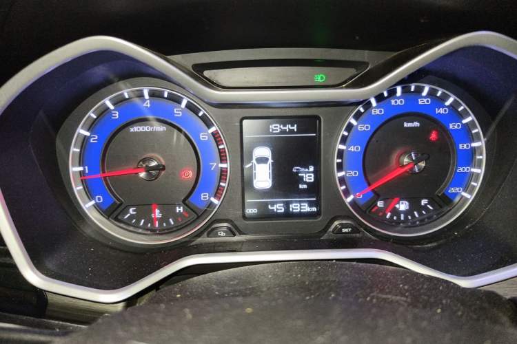 Used Geely Auto Vision X3 2017 1.5L Manual Luxury Model Instrument Cluster