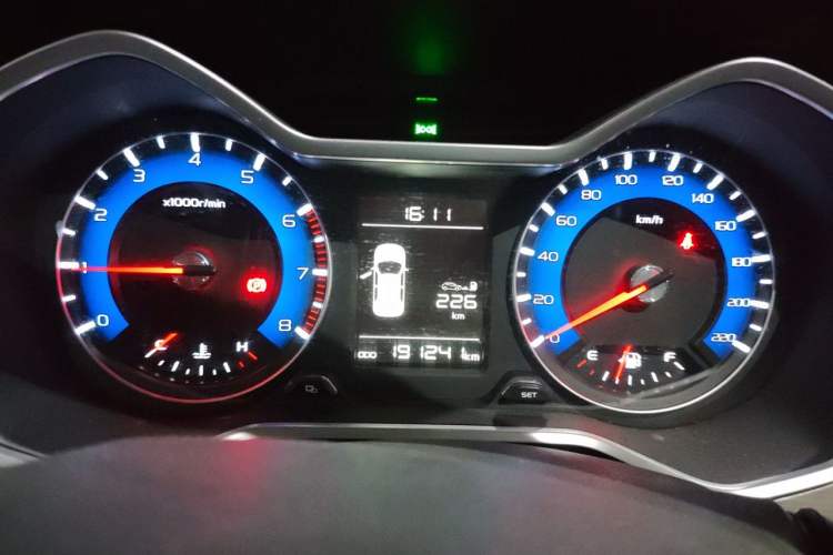 Used Geely Auto Vision X3 2017 1.5L Manual Elite Model Instrument Cluster