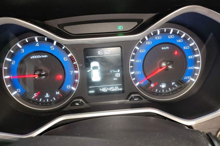 Used Geely Auto Vision X3 2017 1.5L Manual Elite Model Instrument Cluster
