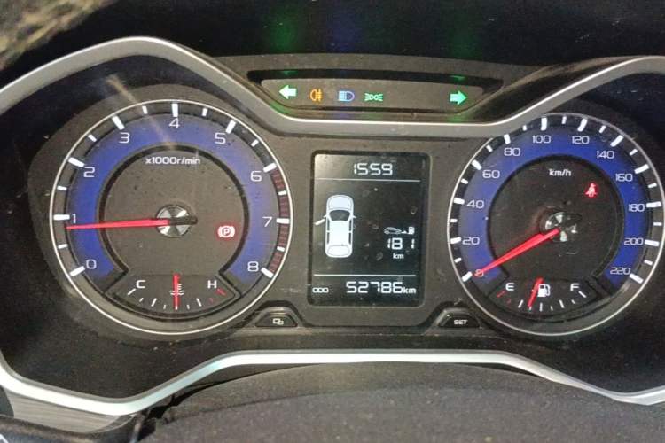 Used Geely Auto Vision X3 2017 1.5L Manual Luxury Model Instrument Cluster