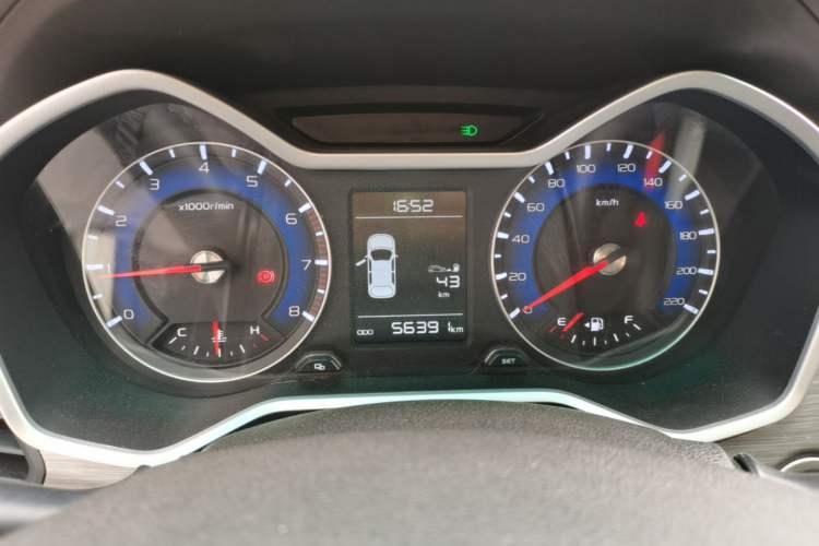 Used Geely Auto Vision X3 2017 1.5L Manual Luxury Model Instrument Cluster