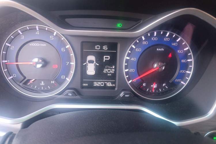 Used Geely Auto Vision X3 2017 1.5L Automatic Luxury Model Odometer Close Up