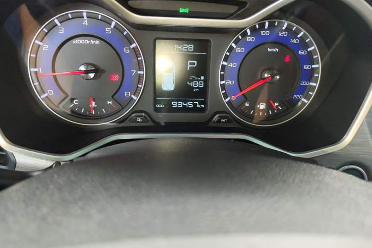 Used Geely Auto Vision X3 2017 1.5L Automatic Luxury Model Odometer Close Up