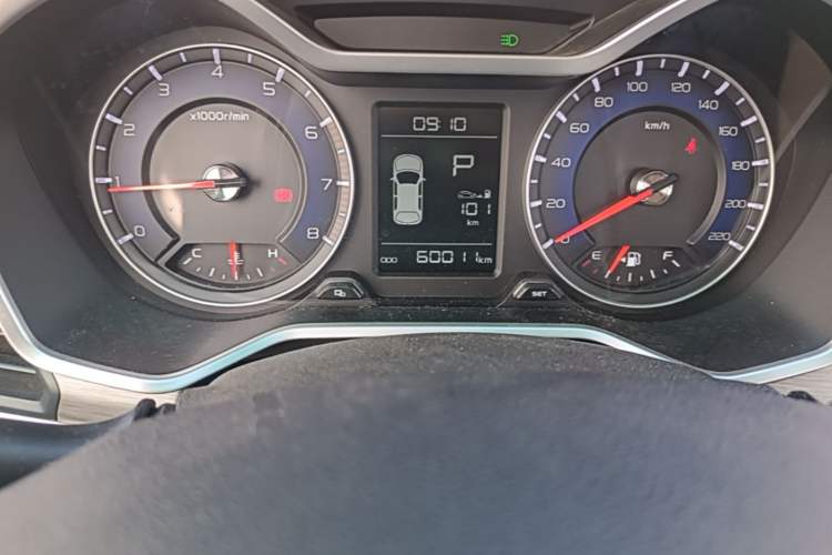 Used Geely Auto Vision X3 2017 1.5L Automatic Luxury Model Odometer Close Up
