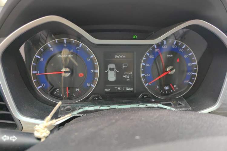 Used Geely Auto Vision X3 2017 1.5L Automatic Luxury Model Odometer Close Up