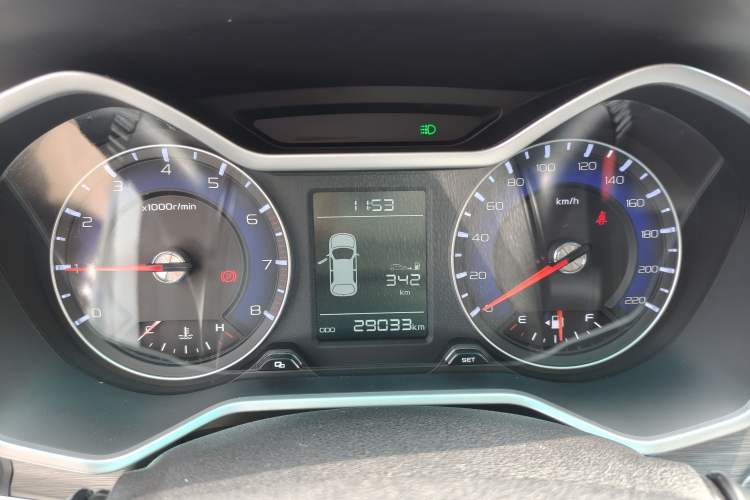 Used Geely Auto Vision X3 2017 1.5L Manual Elite Model Odometer Close Up