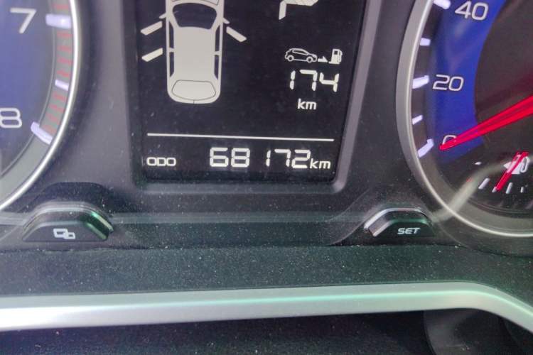 Used Geely Auto Vision X3 2017 1.5L Automatic Elite Model Odometer Close Up