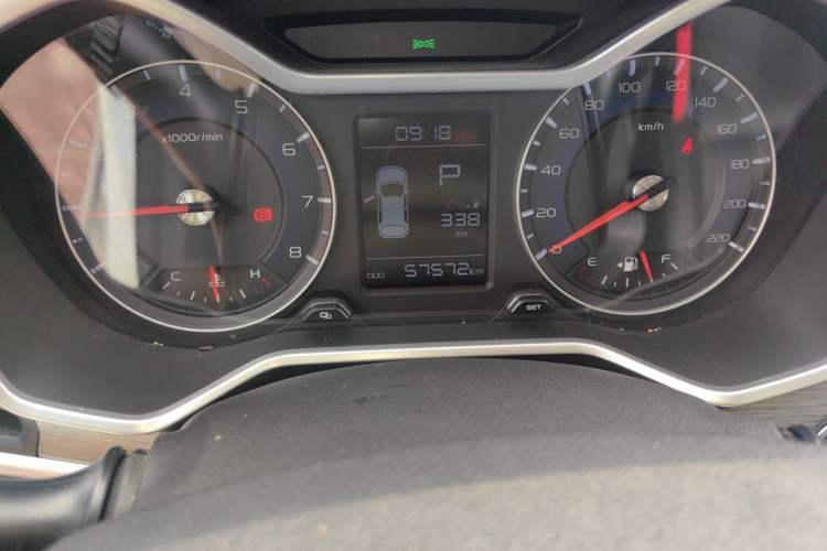 Used Geely Auto Vision X3 2017 1.5L Automatic Elite Model Odometer Close Up