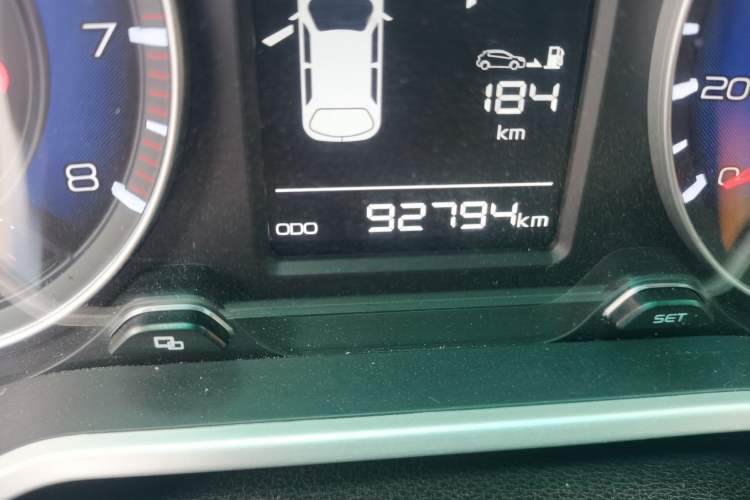 Used Geely Auto Vision X3 2017 1.5L Automatic Luxury Model Odometer Close Up