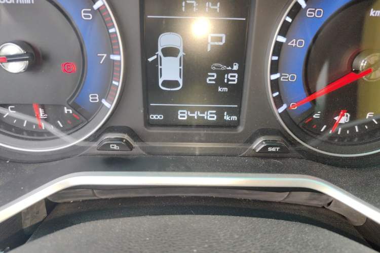 Used Geely Auto Vision X3 2017 1.5L Automatic Luxury Model Odometer Close Up