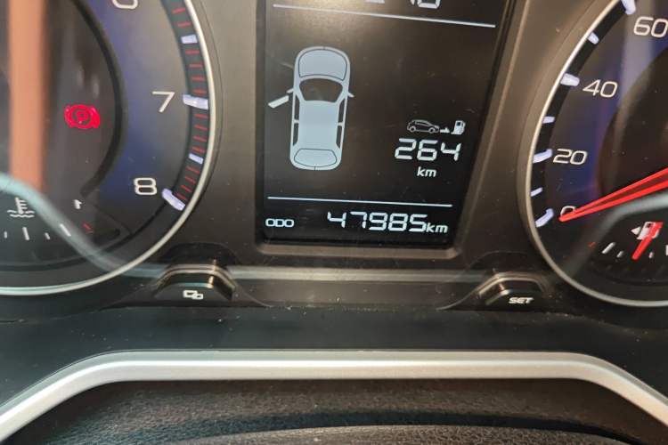 Used Geely Auto Vision X3 2017 1.5L Manual Luxury Model Odometer Close Up