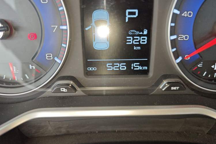 Used Geely Auto Vision X3 2017 1.5L Automatic Elite Model Odometer Close Up