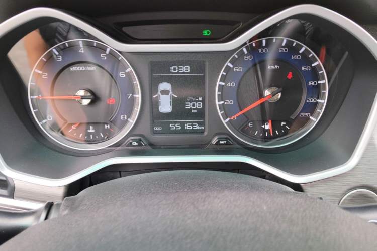 Used Geely Auto Vision X3 2017 1.5L Manual Luxury Model Odometer Close Up