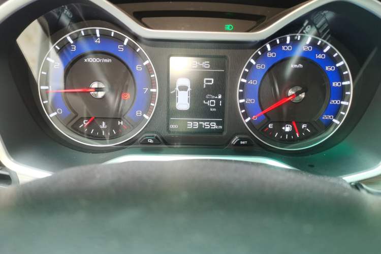 Used Geely Auto Vision X3 2017 1.5L Automatic Elite Model Odometer Close Up