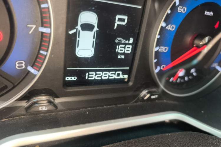 Used Geely Auto Vision X3 2017 1.5L Automatic Luxury Model Odometer Close Up