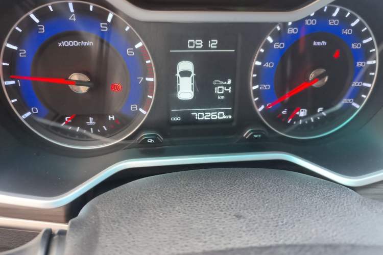 Used Geely Auto Vision X3 2017 1.5L Manual Luxury Model Odometer Close Up