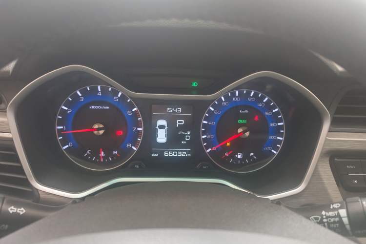 Used Geely Auto Vision X3 2017 1.5L Automatic Elite Model Odometer Close Up