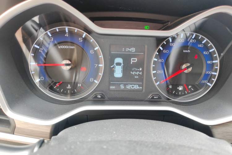Used Geely Auto Vision X3 2017 1.5L Automatic Elite Model Odometer Close Up