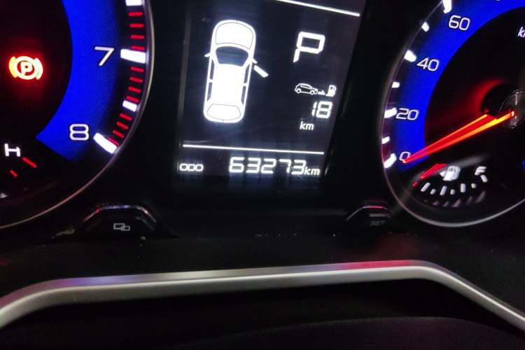 Used Geely Auto Vision X3 2017 1.5L Automatic Luxury Model Odometer Close Up