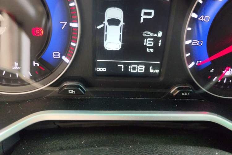 Used Geely Auto Vision X3 2017 1.5L Automatic Luxury Model Odometer Close Up