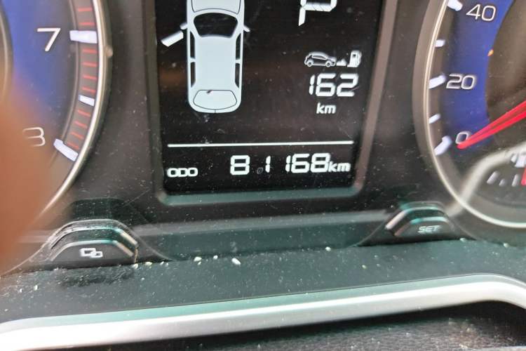 Used Geely Auto Vision X3 2017 1.5L Automatic Luxury Model Odometer Close Up