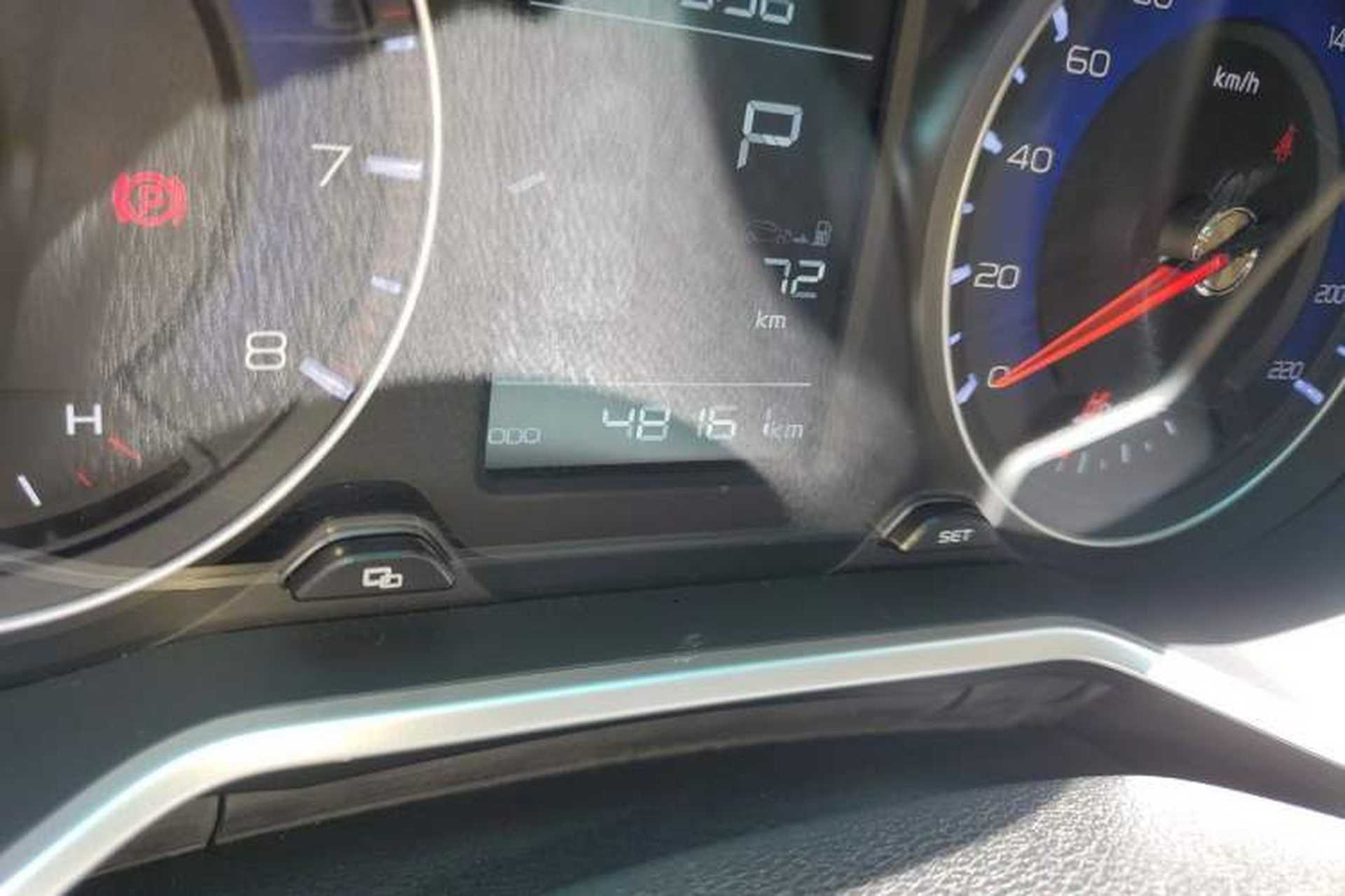 Used Geely Auto Vision X3 2017 1.5L Automatic Luxury Model Odometer Close Up