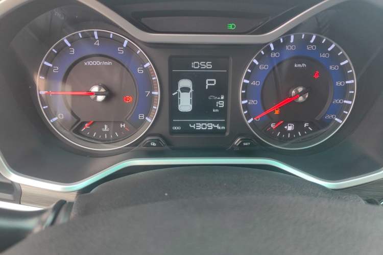 Used Geely Auto Vision X3 2017 1.5L Automatic Luxury Model Odometer Close Up