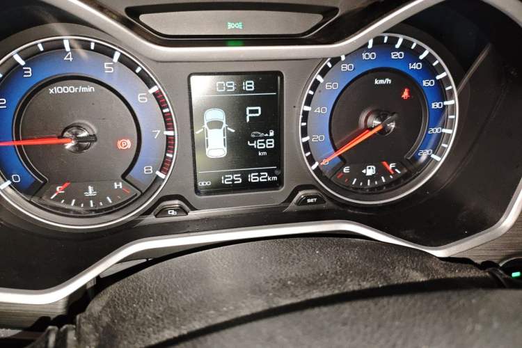 Used Geely Auto Vision X3 2017 1.5L Automatic Luxury Model Odometer Close Up
