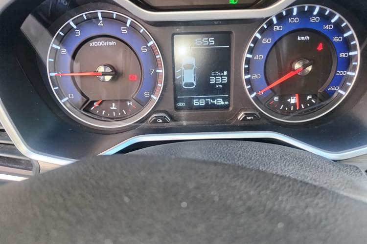 Used Geely Auto Vision X3 2017 1.5L Manual Luxury Model Odometer Close Up