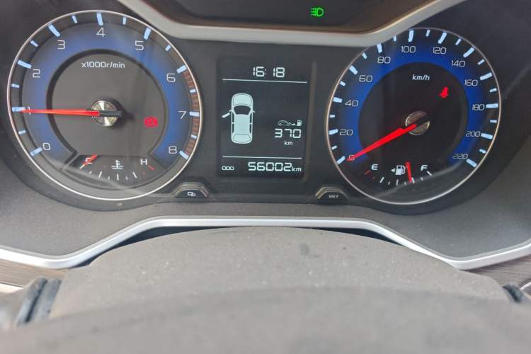 Used Geely Auto Vision X3 2017 1.5L Manual Luxury Model Odometer Close Up