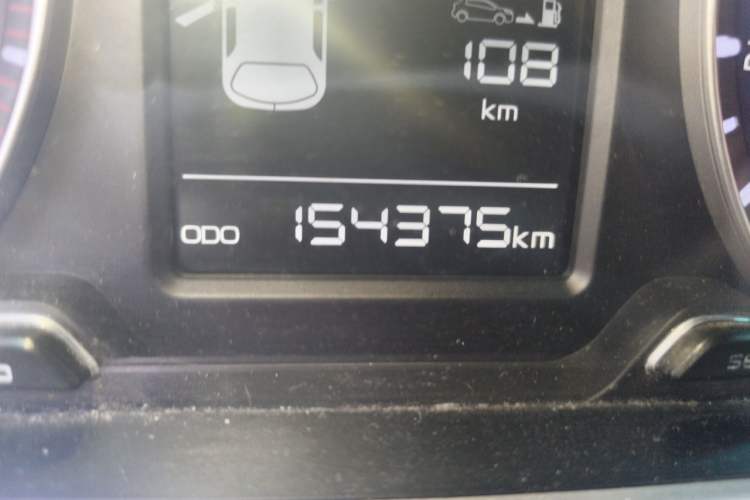 Used Geely Auto Vision X3 2017 1.5L Manual Elite Model Odometer Close Up
