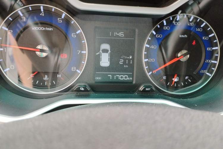 Used Geely Auto Vision X3 2017 1.5L Manual Luxury Model Odometer Close Up