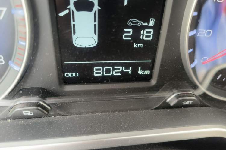 Used Geely Auto Vision X3 2017 1.5L Automatic Luxury Model Odometer Close Up