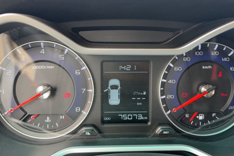 Used Geely Auto Vision X3 2017 1.5L Manual Luxury Model Odometer Close Up