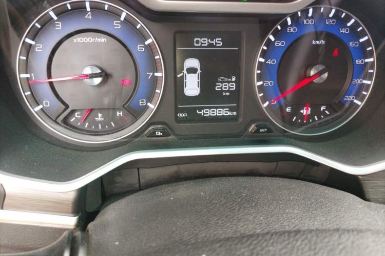 Used Geely Auto Vision X3 2017 1.5L Manual Luxury Model Odometer Close Up