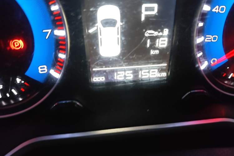 Used Geely Auto Vision X3 2017 1.5L Automatic Elite Model Odometer Close Up