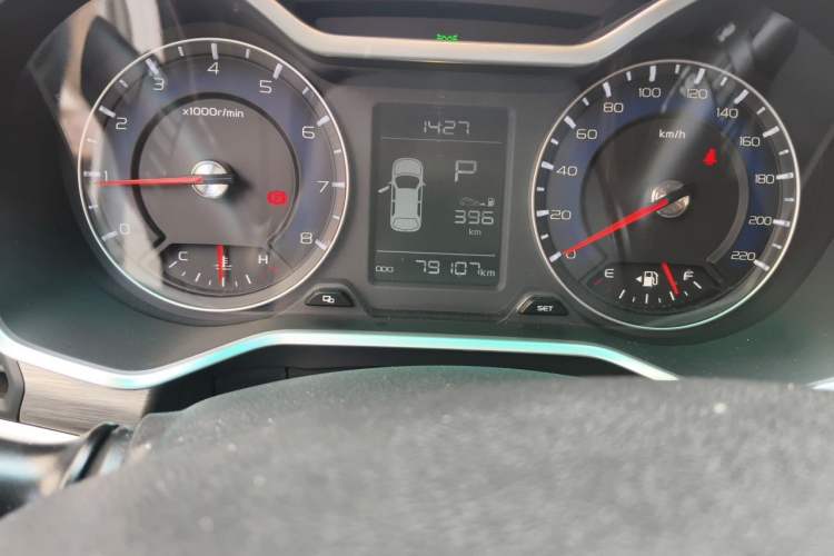 Used Geely Auto Vision X3 2017 1.5L Automatic Elite Model Odometer Close Up