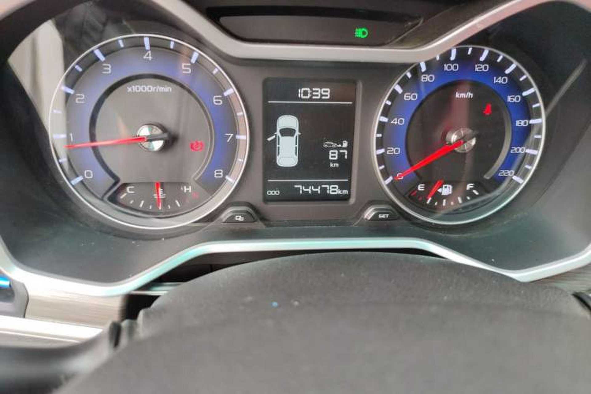 Used Geely Auto Vision X3 2017 1.5L Manual Luxury Model Odometer Close Up