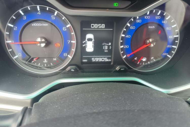 Used Geely Auto Vision X3 2017 1.5L Manual Luxury Model Odometer Close Up