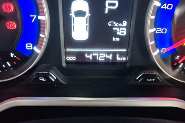 Used Geely Auto Vision X3 2017 1.5L Automatic Luxury Model Odometer Close Up
