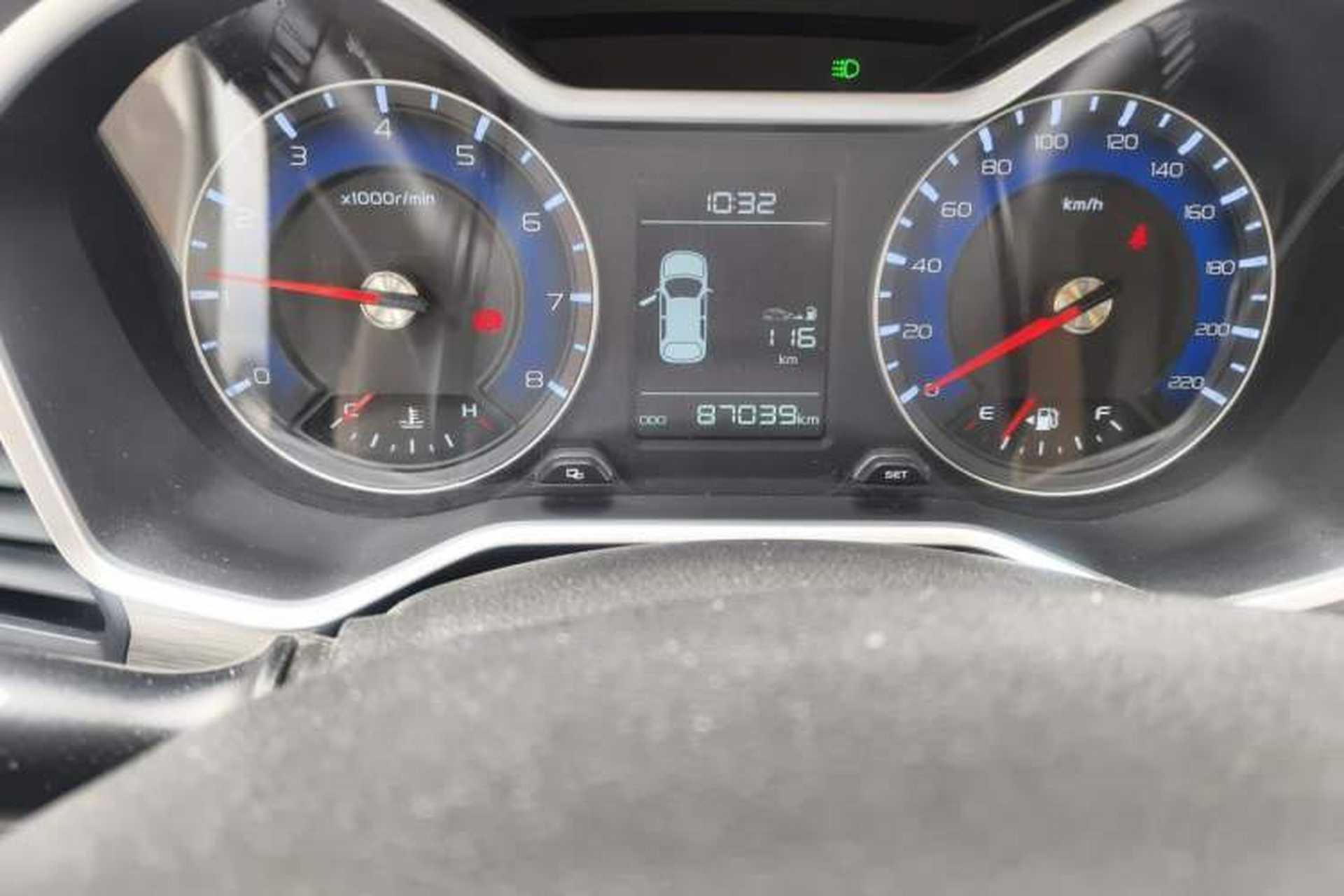 Used Geely Auto Vision X3 2017 1.5L Manual Luxury Model Odometer Close Up