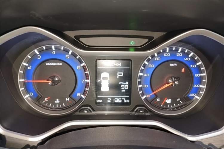 Used Geely Auto Vision X3 2017 1.5L Automatic Luxury Model Odometer Close Up